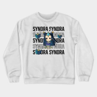 Star Guardian Syndra Black Text Crewneck Sweatshirt